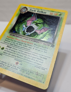 Dark Golbat 7/82 Holo Rare Unlimited Team Rocket *SWIRL* Pokemon 812 - Image 2