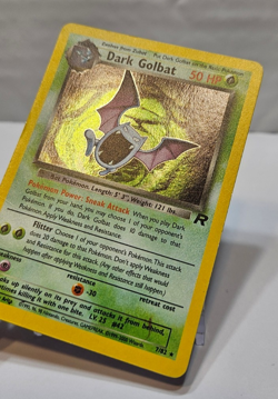 Dark Golbat 7/82 Holo Rare Unlimited Team Rocket *SWIRL* Pokemon 812 - Image 3