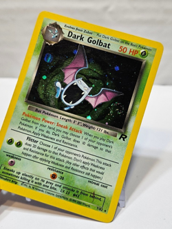 Dark Golbat 7/82 Holo Rare Unlimited Team Rocket *SWIRL* Pokemon 812 - Image 4
