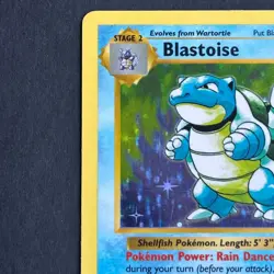 Shadowless Blastoise 2/102 Base Set Holo Rare Pokemon Card - Image 2