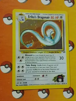 Pokemon TCG Erika's Dragonair Gym Heroes 4/132 Holo Unlimited Rare - Image 1