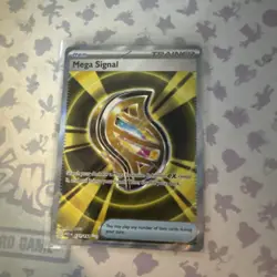 Mega Signal 171/132 Me01: Mega Evolution Holo Pokemon Card NM Condition - Image 1