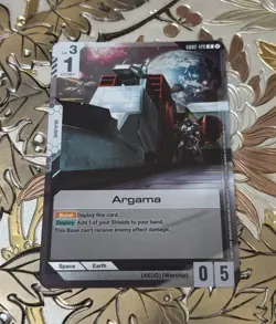 Gundam Card Game Argama Rare Dual Impact GD02-129 R - Image 1