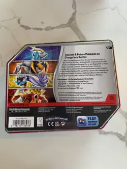 Pokemon Trading Card Game Paradox Destinies Raging Bolt ex Tin New Sealed - Image 2