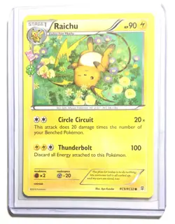RAICHU - RC9/RC32 - XY GENERATIONS - Common - Pokemon Card - NM - Image 1