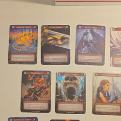 Sorcery Contested Realm Alpha Kickstarter 14x ELITE Fire cards LOT Pack Fresh M - Image 2