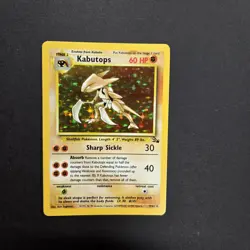 Kabutops 9/62 Fossil Holo Wotc Pokemon Card 1999 NM - Image 1