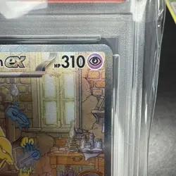 Pokemon TCG Alakazam EX Holo Ultra Rare Scarlet and Violet 151 #201 PSA 9 - Image 3