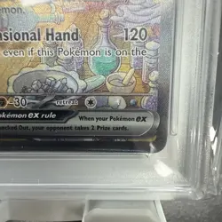 Pokemon TCG Alakazam EX Holo Ultra Rare Scarlet and Violet 151 #201 PSA 9 - Image 4