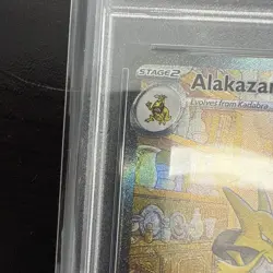 Pokemon TCG Alakazam EX Holo Ultra Rare Scarlet and Violet 151 #201 PSA 9 - Image 2