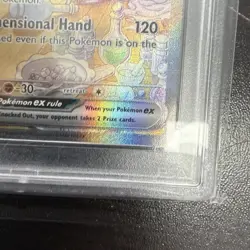 Pokemon TCG Alakazam EX Holo Ultra Rare Scarlet and Violet 151 #201 PSA 9 - Image 4