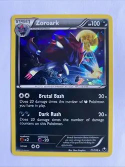 Zoroark Holo Rare | Erforscher der Finsternis | #71 | Cracked Ice | Pokemon TCG - Image 1