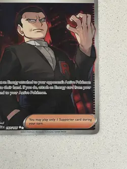 Giovanni's Charisma SR 197/165 Secret Rare Pokemon Scarlet Violet 151 Near Mint - Image 4