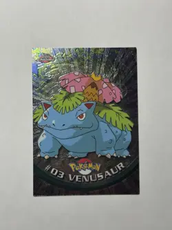 VENUSAUR 2000 TOPPS CHROME POKEMON TV ANIMATION EDITION #03 - Image 1