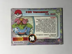 VENUSAUR 2000 TOPPS CHROME POKEMON TV ANIMATION EDITION #03 - Image 2