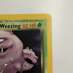 Pokemon Vintage Non Holo Rare Dark Weezing Team Rocket 31/82 WotC LP - Image 3