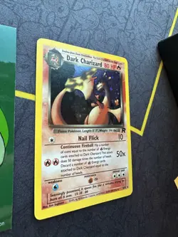 Pokemon Dark Charizard 21/82 Team Rocket Holo Rare 026💎NM LP +💎 - Image 2