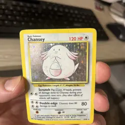 Chansey 3/102 Pokemon TCG Base Set Holo HP - Image 3