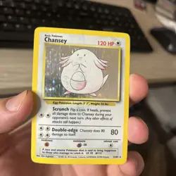 Chansey 3/102 Pokemon TCG Base Set Holo HP - Image 4