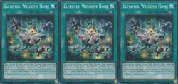 3x Elfnotes: Welcome Home | BPRO-EN056 | SR | 1st Ed | NM | YuGiOh - Image 1