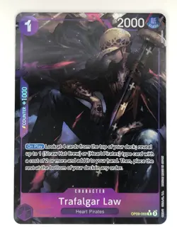 One Piece Trafalgar Law OP09-069 Parallel Rare Emperors in the New World Foil NM - Image 1