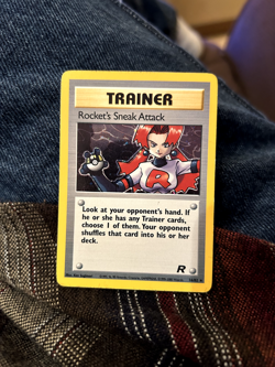 Rocket's Sneak Attack 16/82 - Pokemon TCG Team Rocket Holo MP - Image 1