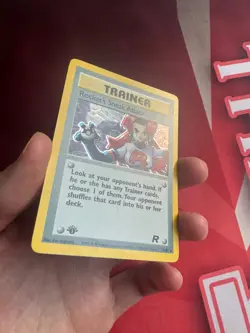 ROCKET'S SNEAK ATTACK 16/82 Team Rocket 1st Edition HOLO rare Pokemon TCG card - Image 2