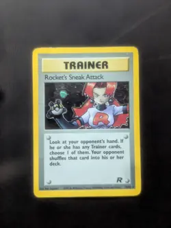 🚀 Pokemon TCG Rocket’s Sneak Attack - Team Rocket (16/82) - VintageHolo Trainer - Image 1