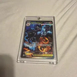 Mega Charizard X ex 125/094 SIR Phantasmal Flames ME02 Pokemon TCG Card NM - Image 1