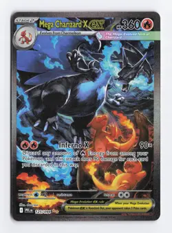 Mega Charizard X ex 125/094 SIR Phantasmal Flames ME02 Pokemon TCG Card NM - Image 1