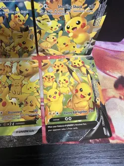 Pokemon Sword & Shield Pikachu V-Union Set of 4 #SWSH139-142 NM or Better - Image 3