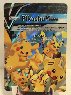 Pikachu V-Union PROMO Set of All 4 Cards SWSH139-142 NM Pokemon Nintendo M9253 - Image 2