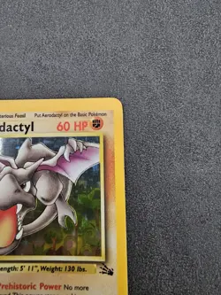 🦖 Pokemon TCG Aerodactyl 1/62 - Fossil Card - Holo Vintage - Near Mint (NM) 🦖 - Image 5