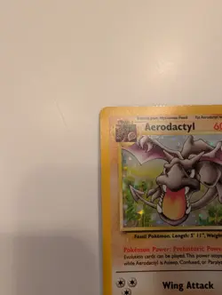 Aerodactyl 1/62 Rare Holo Pokemon Card Fossil Set 1999 - Image 3