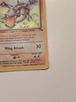 Aerodactyl 1/62 Rare Holo Pokemon Card Fossil Set 1999 - Image 5