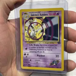 Pokemon Card - Sabrina's Kadabra Gym Challenge 58/132 Uncommon Non Holo LP WOTC - Image 2
