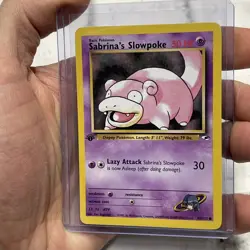 2000 Pokemon Gym Heroes 1st Edition 95/132 Sabrina's Slowpoke NM/MT Vintage Card - Image 2