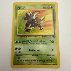 Pokemon TCG Pinsir Card 25/64 Jungle Unlimited Non-Holo Rare LP/MP - Image 1