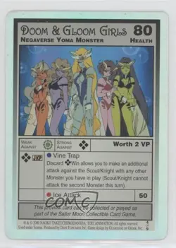2000 Sailor Moon Collectible Card Game Promos Doom & Gloom Girls #4 - Image 1