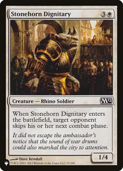 Stonehorn Dignitary - The List Reprints - C - #37/249 - NM - Image 1