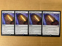 MTG 4x Tablet of Compleation 245 Phyrexia: All Will Be One Magic Gathering x4 NM - Image 1