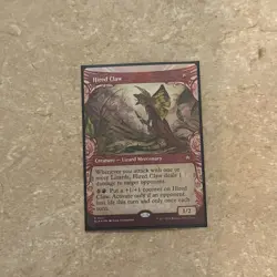 MTG Magic the Gathering Hired Claw (317/427) Bloomburrow LP FOIL - Image 1