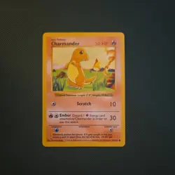 Pokemon Base Set Shadowless Charmander 46/102 - Image 1