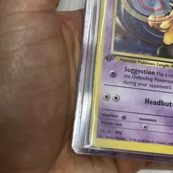 Sabrina's Drowzee 92/132 Gym Heroes 1st Edition Pokemon MP Moderately Played Vtg - Image 2