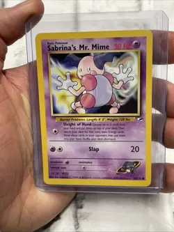 Pokemon TCG Sabrina's Mr. Mime Gym Heroes 94/132 Regular Unlimited Common NM - Image 1