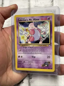 Pokemon TCG Sabrina's Mr. Mime Gym Heroes 94/132 Regular Unlimited Common NM - Image 2