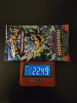 (VERY HEAVY) 22.49g Pokemon TCG Twilight Masquerade Booster Pack (SEALED) - Image 1