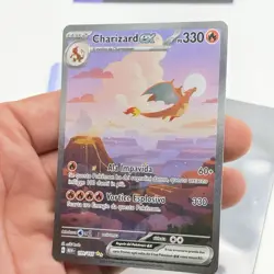 CARTA POKEMON CHARIZARD EX SAR 199/165 - MEW 151 - ITA - NEAR MINT - Image 3