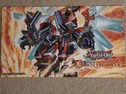 Yugioh - NEW Burst Protocol Premiere Event Playmat Borrelshroud Dragon BPRO - Image 1