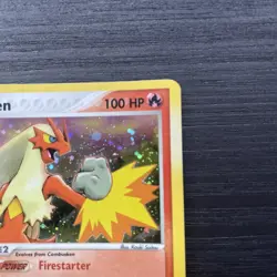 Blaziken 3/109 HOLO Pokemon Card EX Ruby & Sapphire Holo Rare (lightly played) - Image 5